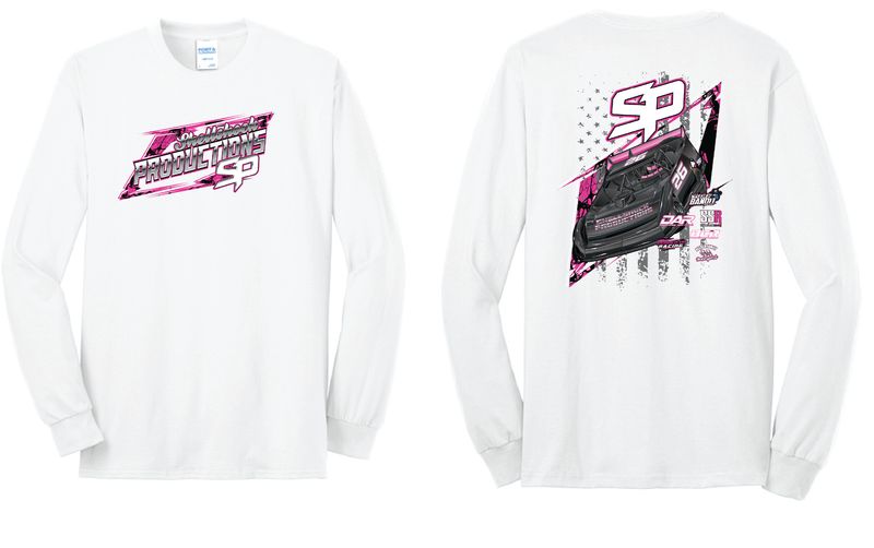 Shellshock Productions Late Model Long Sleeve | PC55LS White