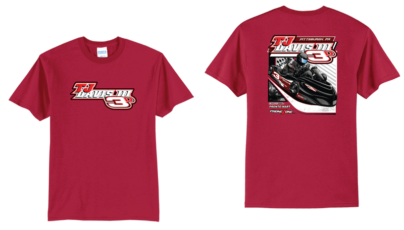 2026 3D Racing TShirt | PC55 Red