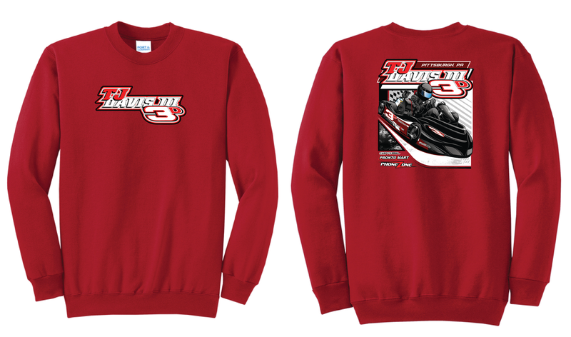 2026 3D Racing Crewneck | PC78 Red