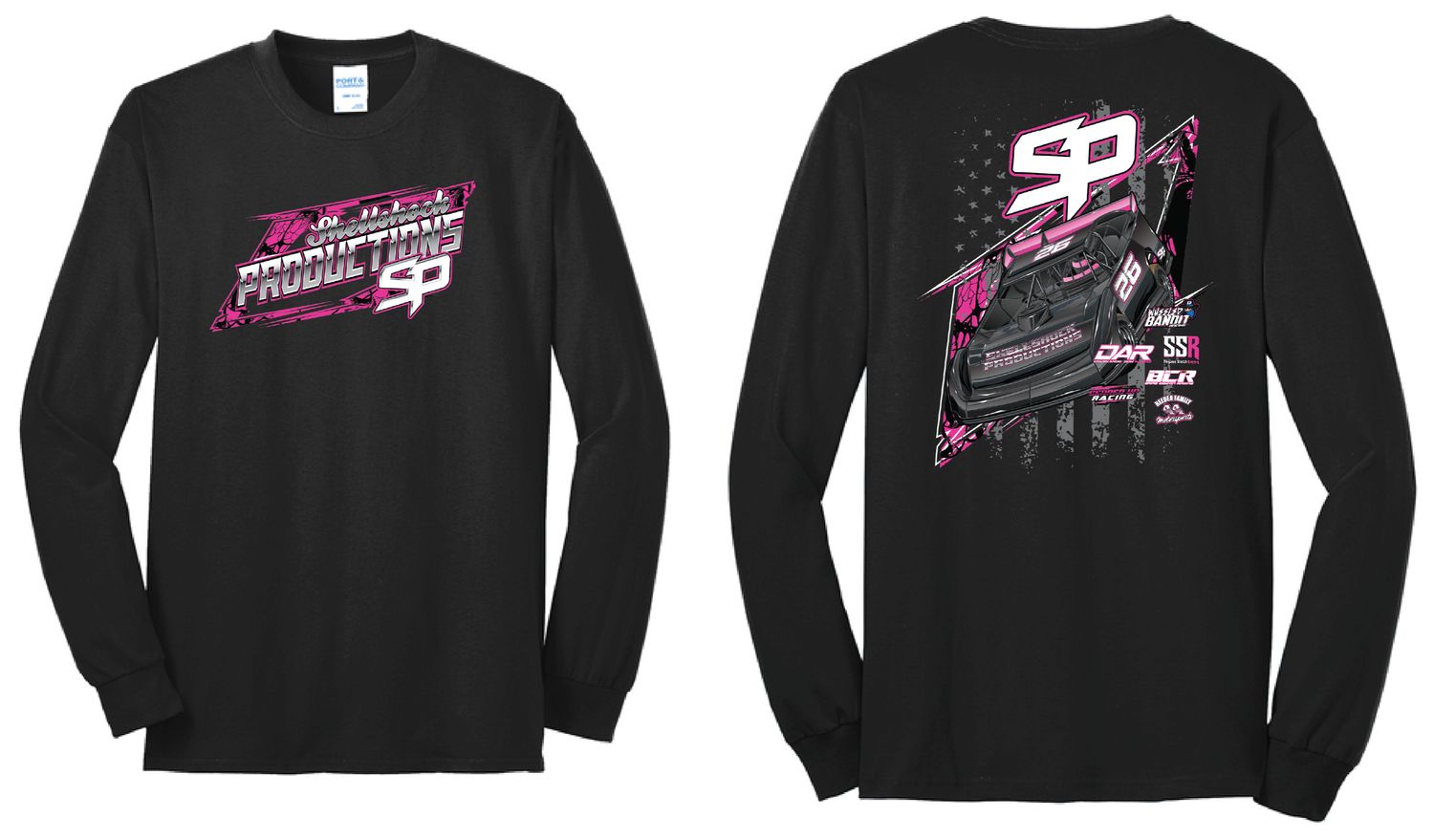 Shellshock Productions Late Model Long Sleeve | PC55LS Black