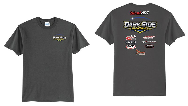 Yellow Logo DSR TShirt | PC55 Charcoal