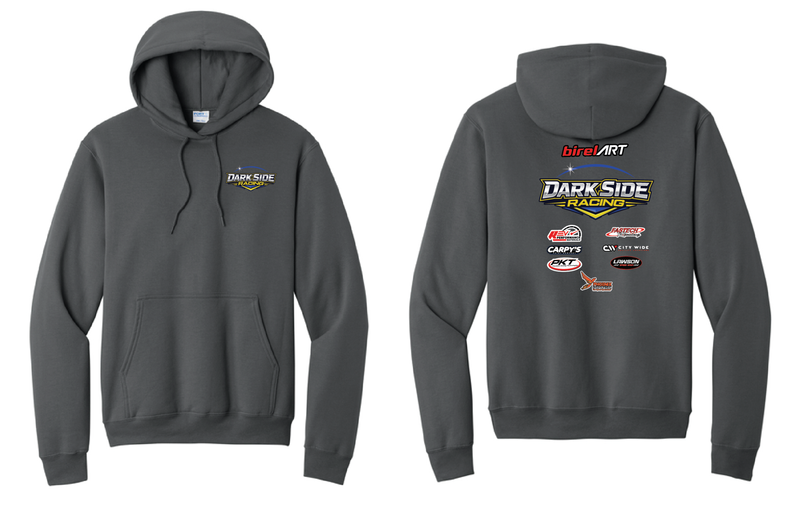 Yellow Logo DSR Hoodie | PC78H Charcoal