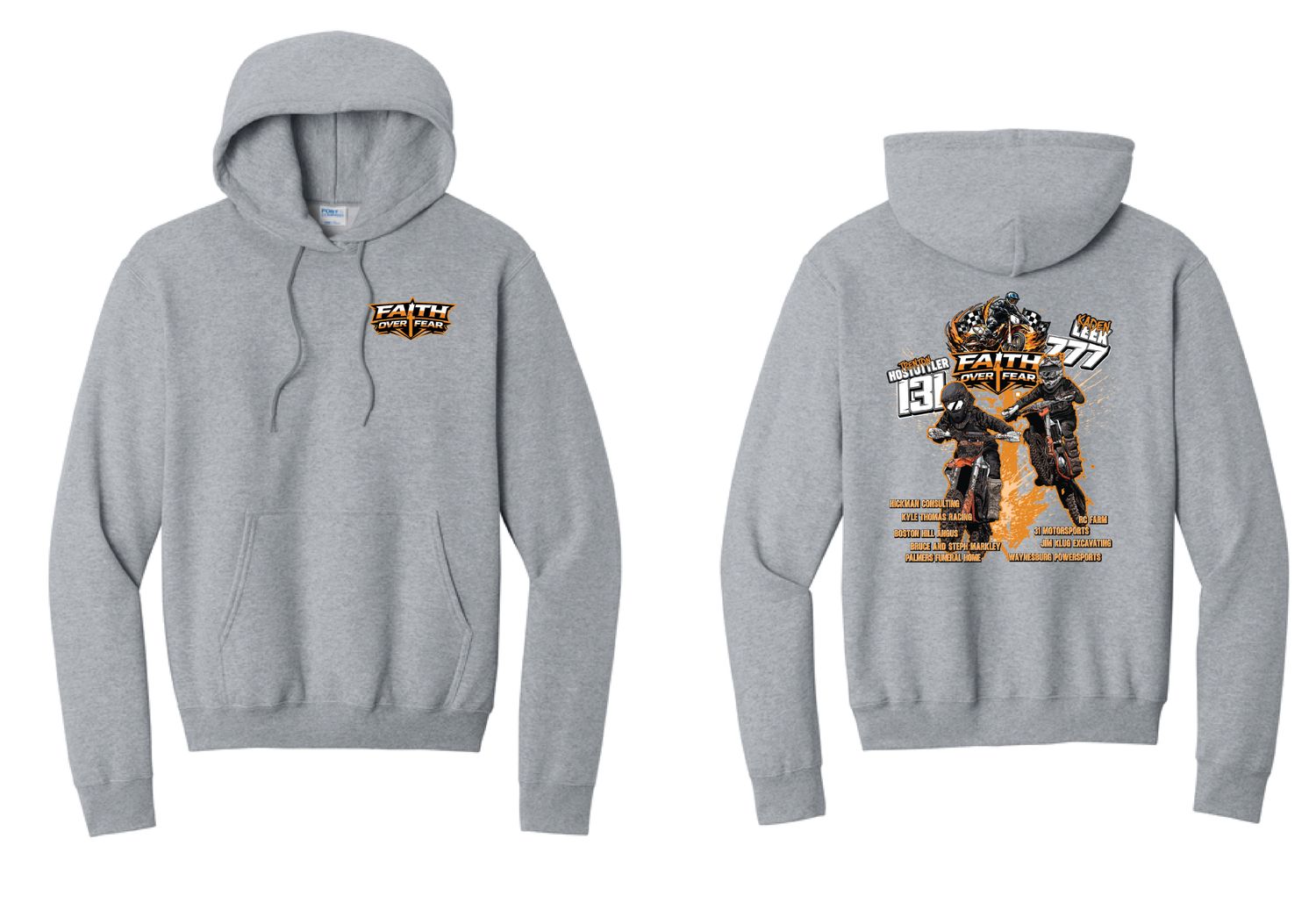 2026 FOF Racing Hoodie | PC78H Athletic Heather