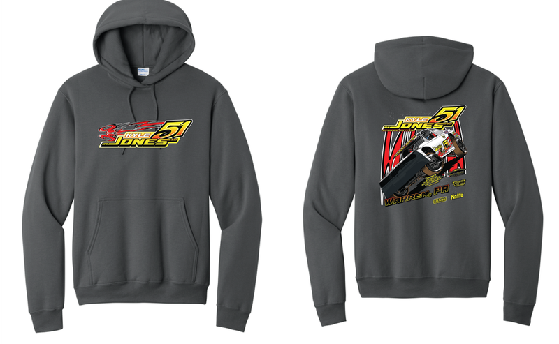 2026 Kyle Jones Hoodie | PC78H Charcoal