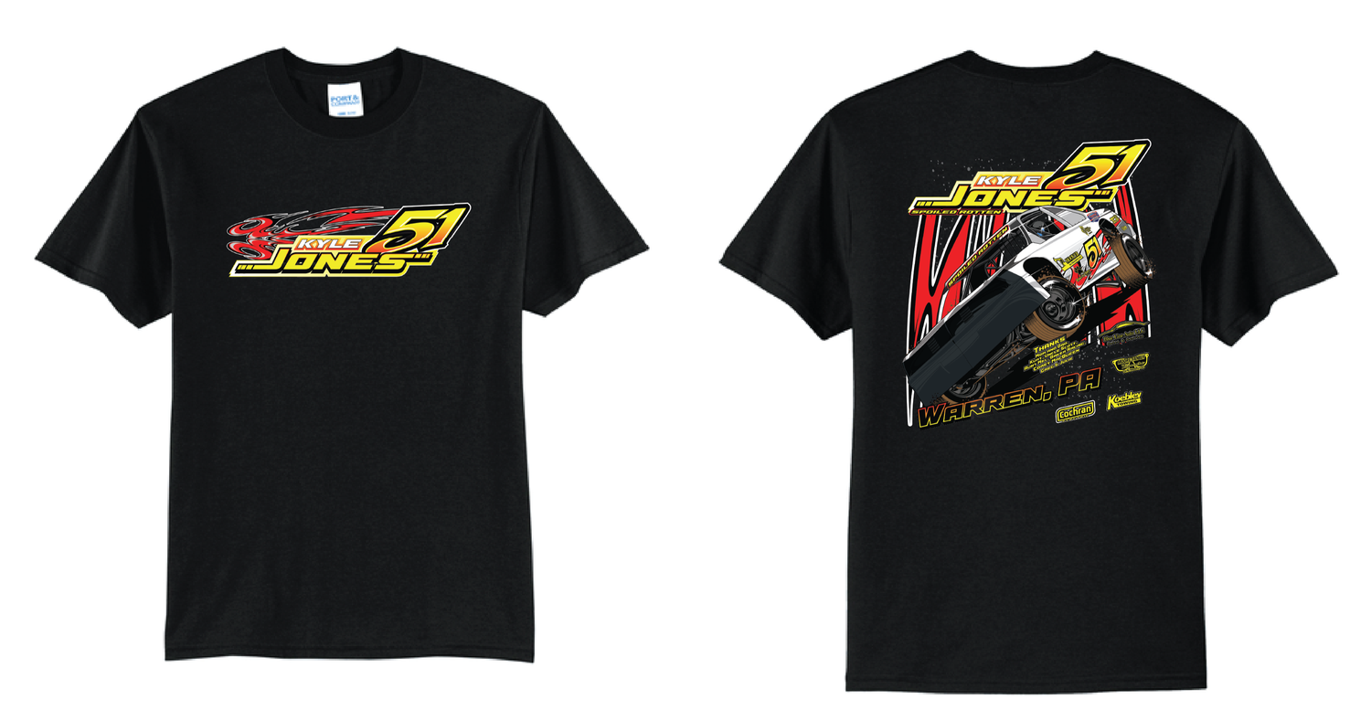 2026 Kyle Jones TShirt | PC55 Black