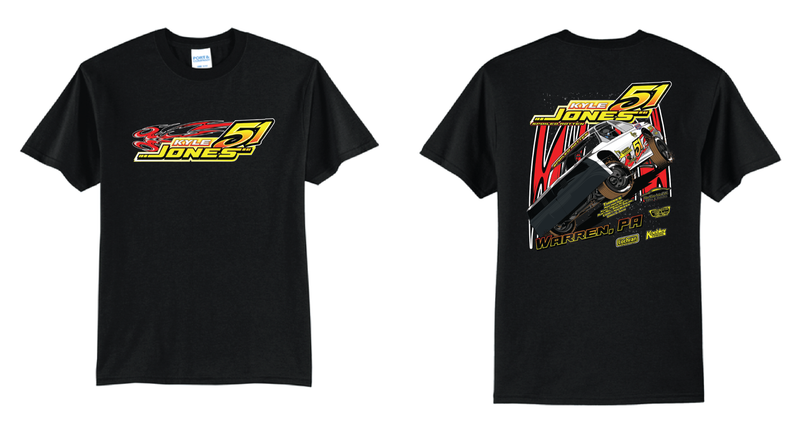 2026 Kyle Jones TShirt | PC55 Black
