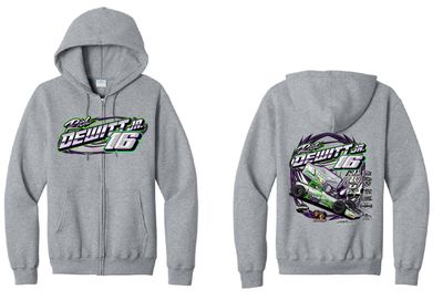2026 Rich Dewitt Jr Zip Up Hoodie | PC78ZH Athletic Heather