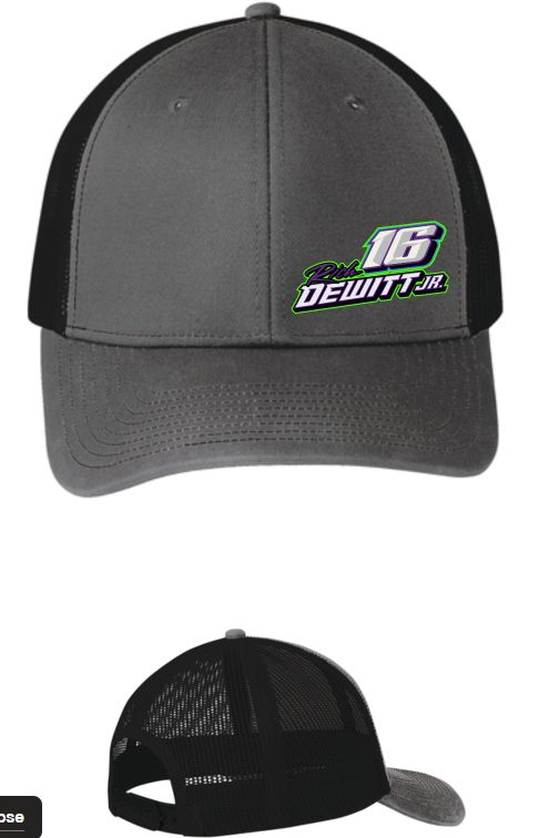 2026 Rich Dewitt Jr Trucker Hat | C402 Grey Steel/Black