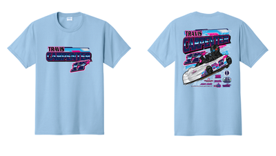 2026 Travis Carpenter TShirt | PC450 Light Blue
