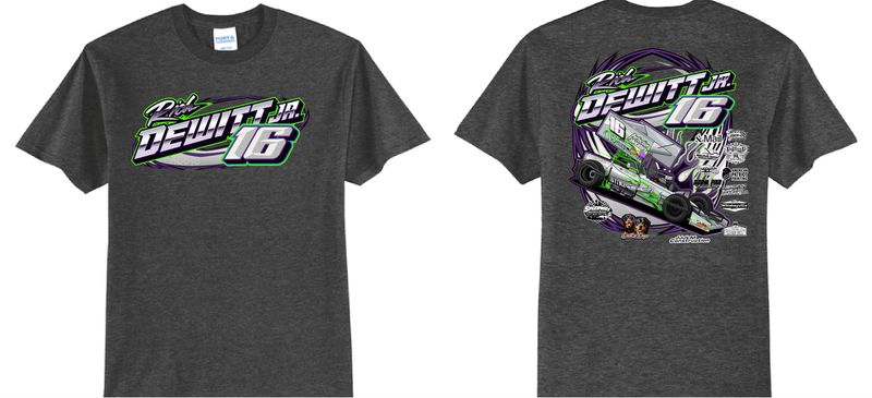 2026 Rich Dewitt Jr TShirt | PC55 Dark Heather Grey