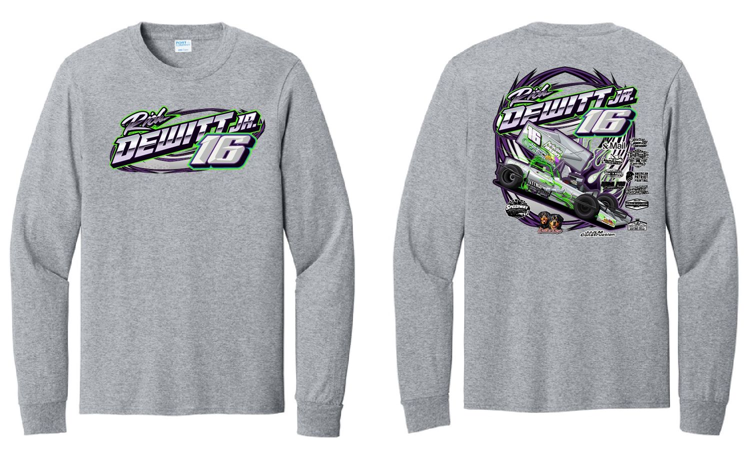 2026 Rich Dewitt Jr Long Sleeve Shirt | PC54LS Athletic Heather