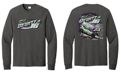 2026 Rich Dewitt Jr Long Sleeve Shirt | PC54LS Dark Heather Grey