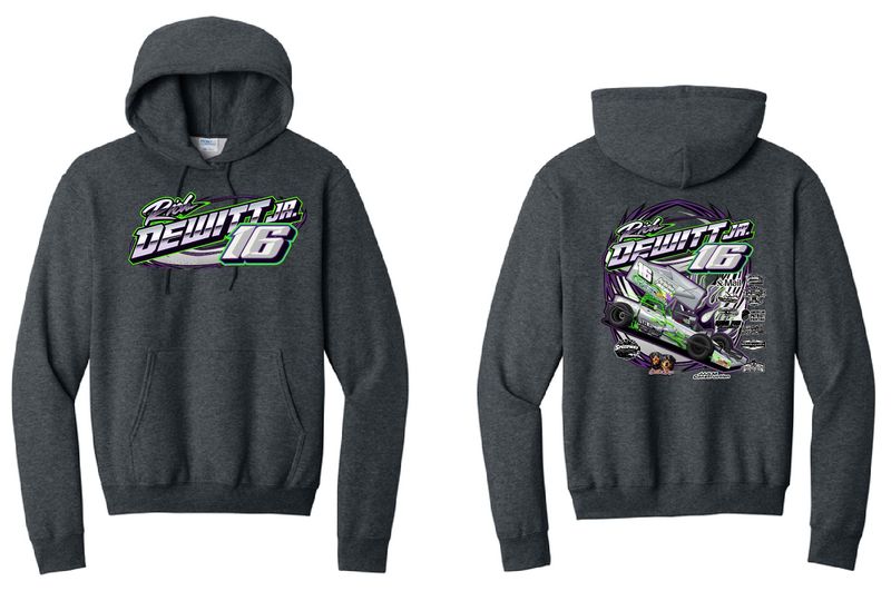 2026 Rich Dewitt Jr Hoodie | PC78H Dark Heather Grey