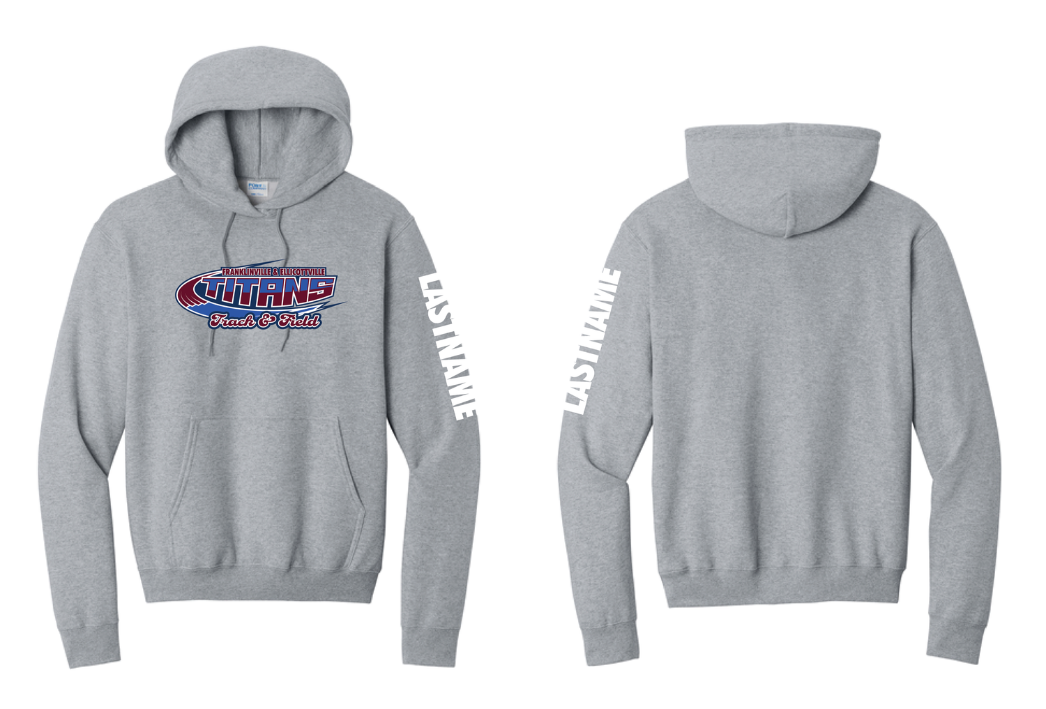 FE Titans Track Hoodie | PC78H Athletic Heather