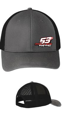 2026 Miller Racing Trucker Hat | C402 Grey Steel/Black
