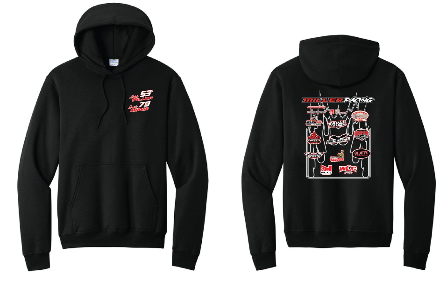 2026 Miller Racing Hoodie | PC78H Black