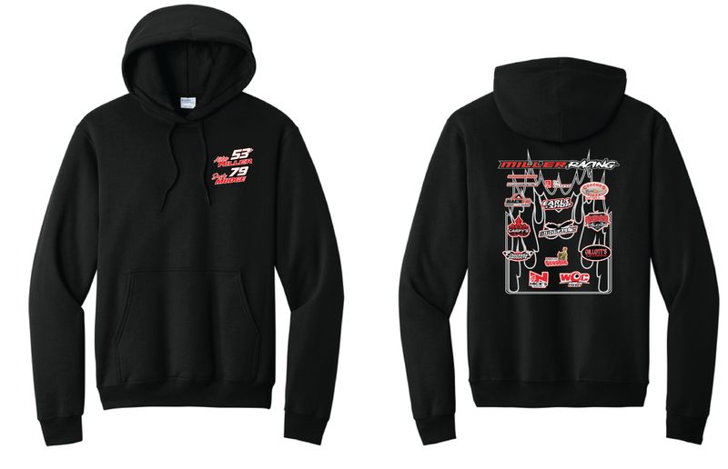 2026 Miller Racing Hoodie | PC78H Black