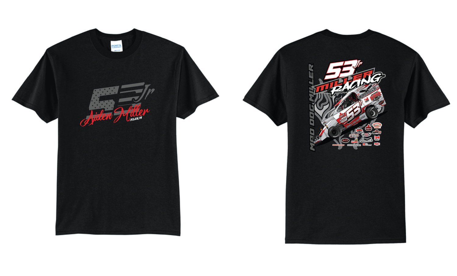 2026 Aiden Miller TShirt | PC55 Black