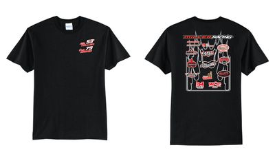 2026 Miller Racing TShirt | PC55 Black