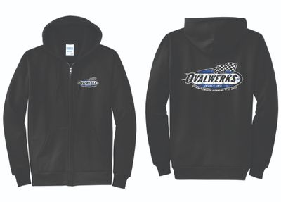 Ovalwerks Logo - Zip Up Hoodie | PC78ZH Black