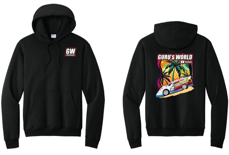 Gurus World Late Model Hoodie | PC78H Black