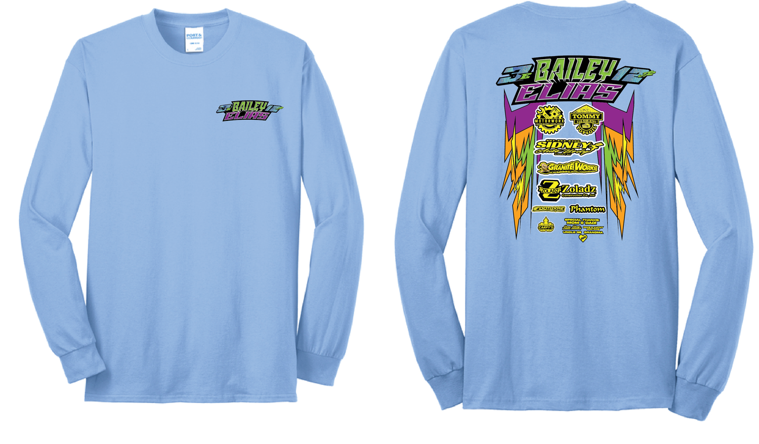 2026 Bailey Elias Long Sleeve Shirt | PC55LS Light Blue