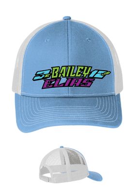 2026 Bailey Elias Trucker Hat | C402 Carolina Blue/White