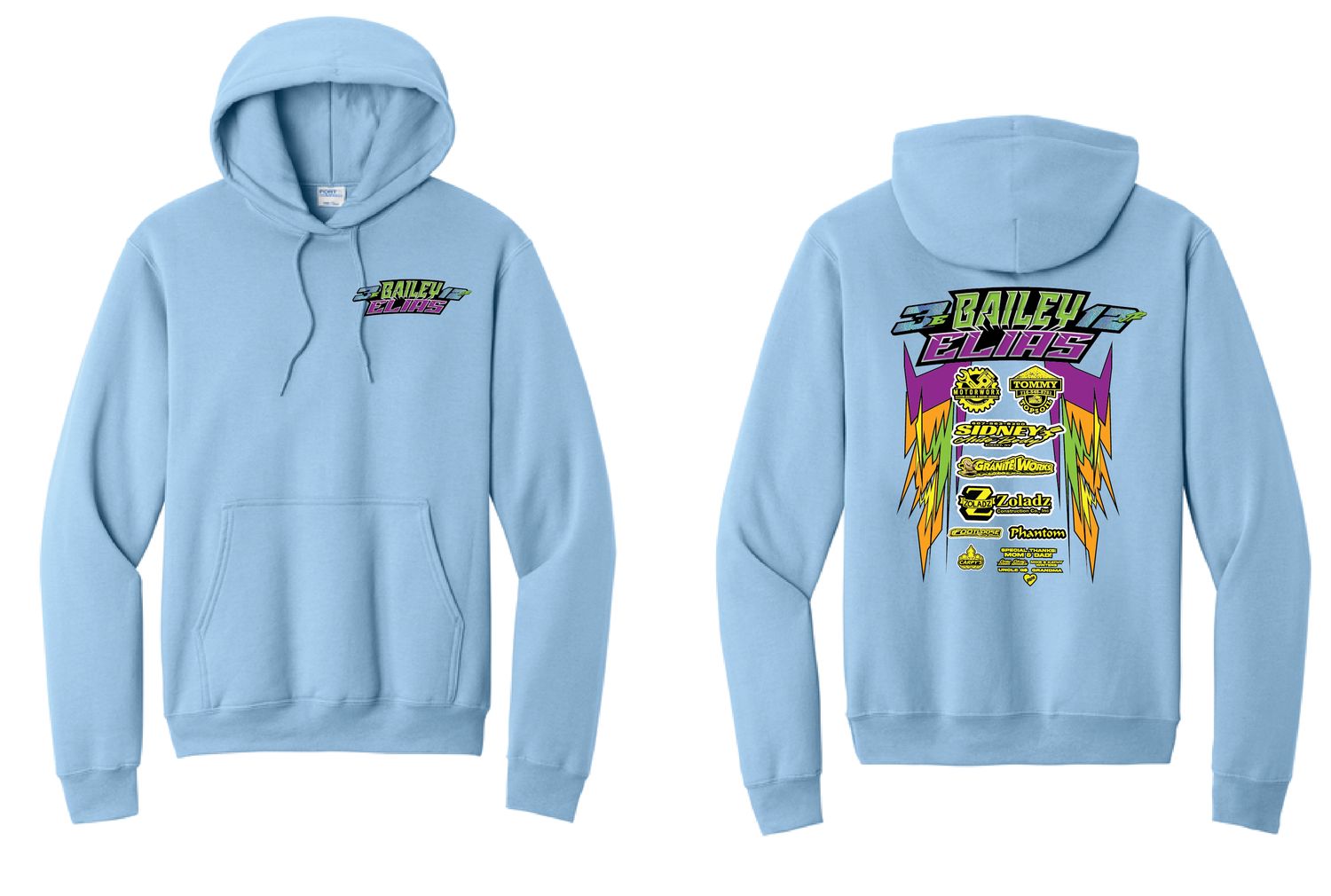 2026 Bailey Elias Hoodie | PC7H Light Blue