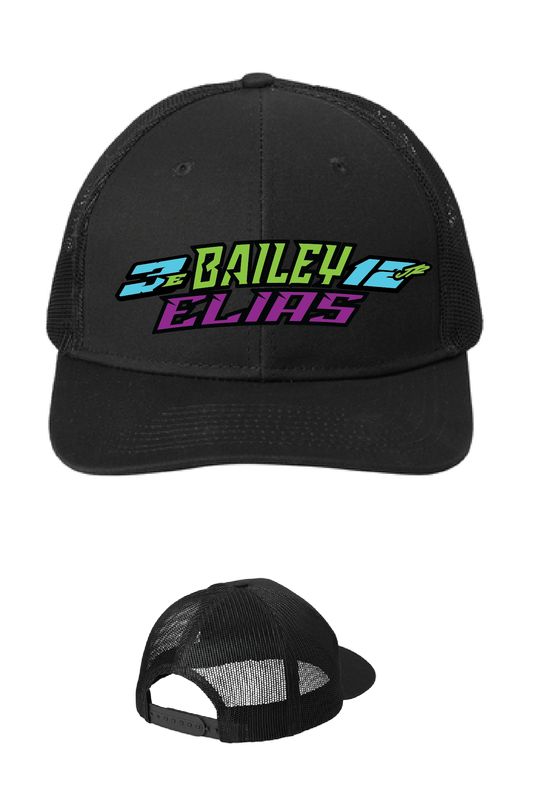 2026 Bailey Elias Trucker Hat | C402 Black