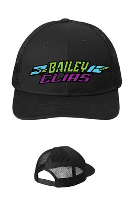2026 Bailey Elias Trucker Hat | C402 Black 2026 Bailey Elias Trucker Hat | C402 Black