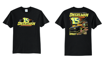 2026 Diegelman Racing TShirt | PC55 Black