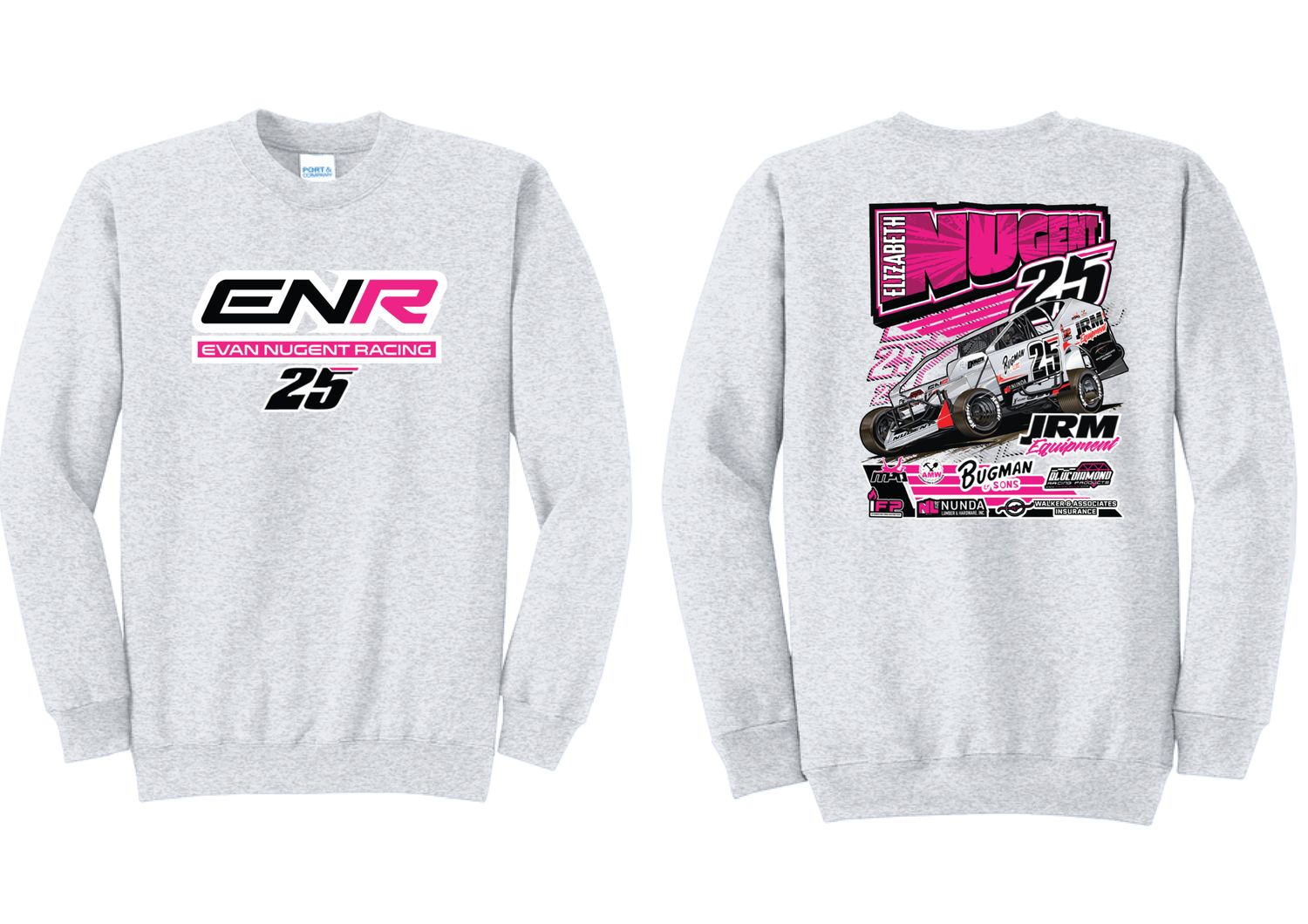 2026 Elizabeth Nugent Crewneck | PC78 Ash