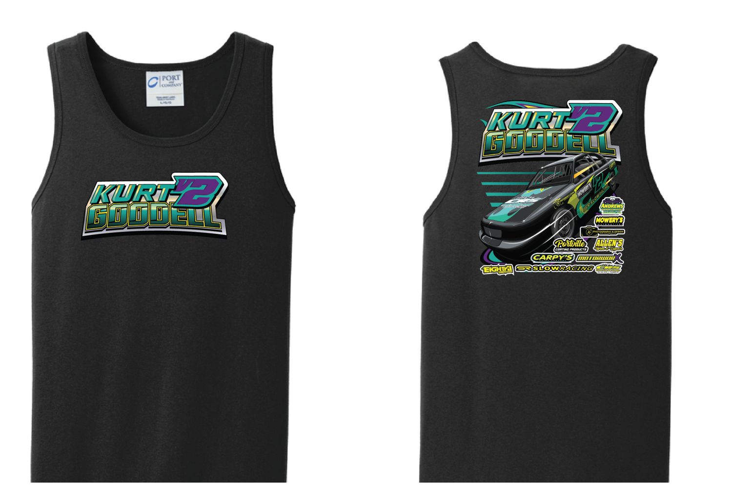 2026 Kurt Goodell Tank Top | PC54TT Black