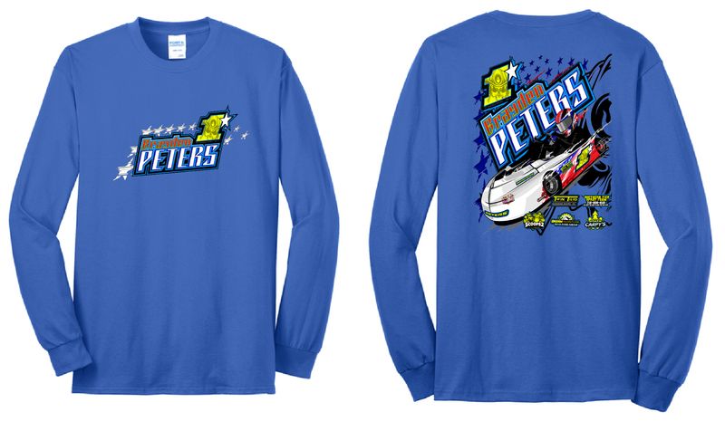 2026 Brayden Peters Long Sleeve Shirt | PC55LS Royal