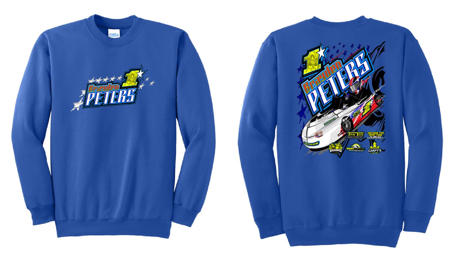 2026 Brayden Peters Crewneck | PC78 Royal