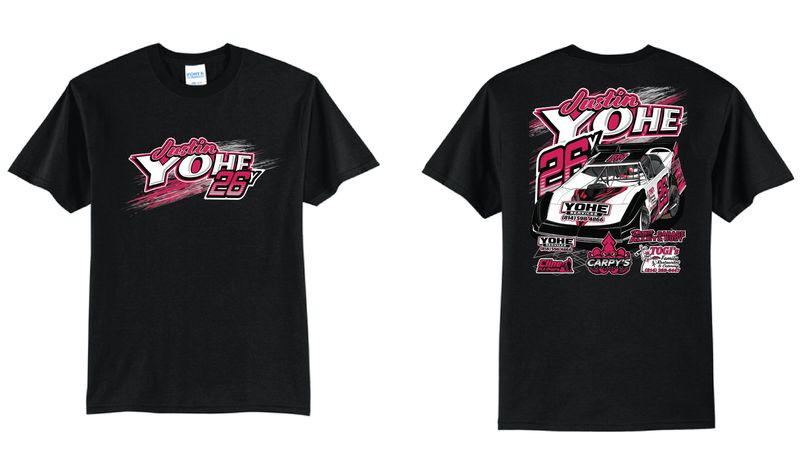 2026 Justin Yohe TShirt | PC55 Black