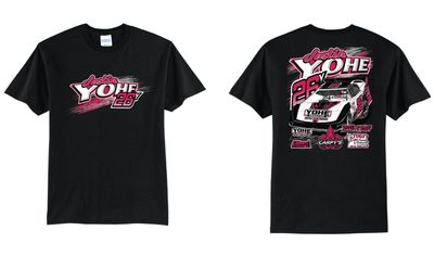2026 Justin Yohe TShirt | PC55 Black