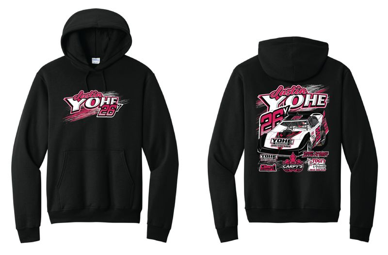 2026 Justin Yohe Hoodie | PC78H Black
