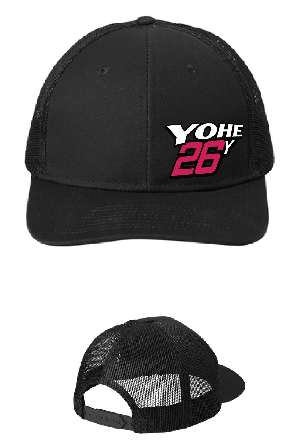 2026 Justin Yohe Trucker Hat | C402 Black