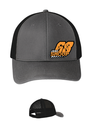 2026 Jake Shoup Trucker Hat | C402 Grey Steel/Black