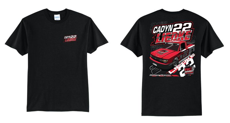 2026 Cadyn Liedke TShirt | PC55 Black