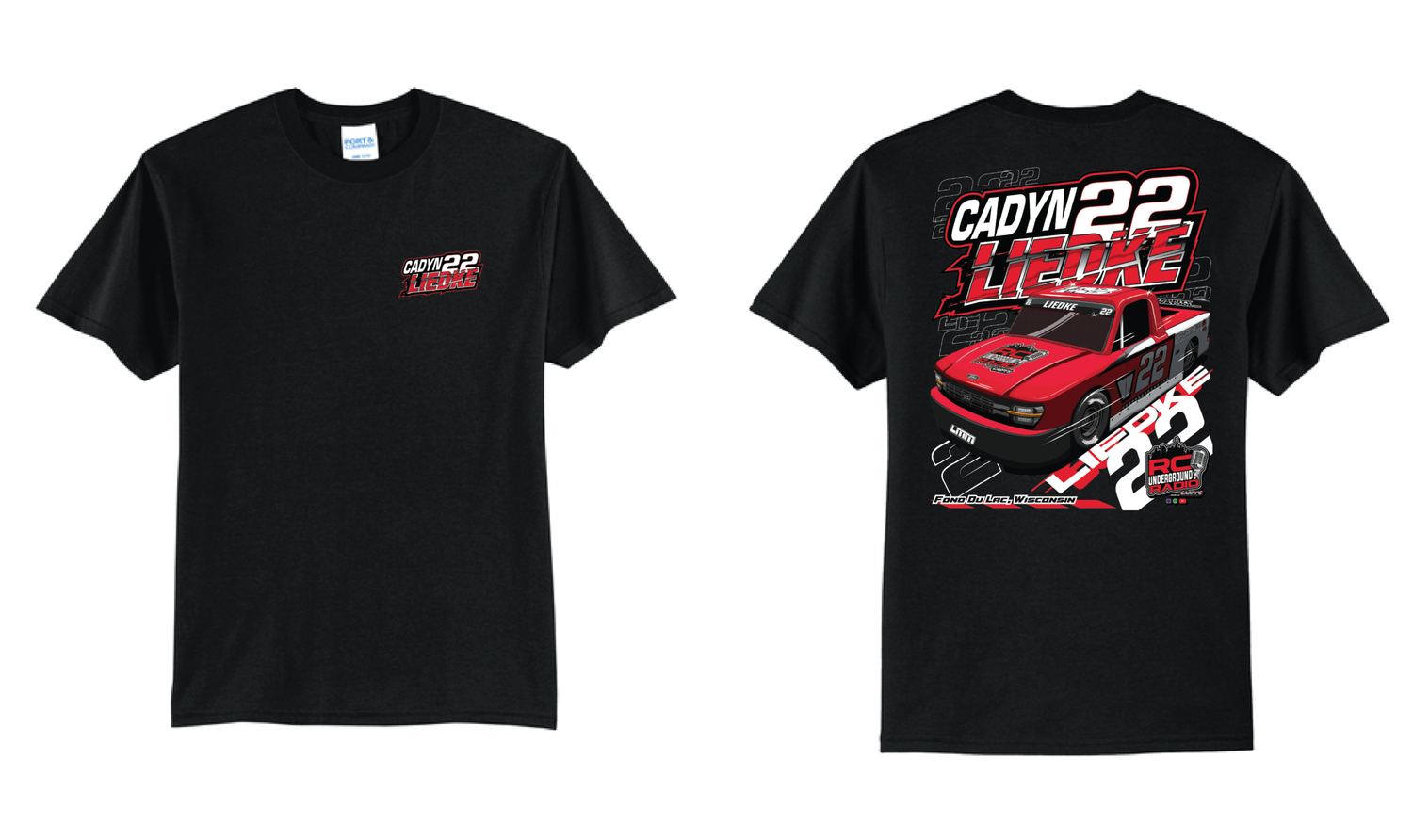 2026 Cadyn Liedke TShirt | PC55 Black