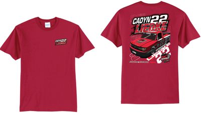 2026 Cadyn Liedke TShirt | PC55 Red