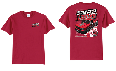 2026 Cadyn Liedke TShirt | PC55 Red