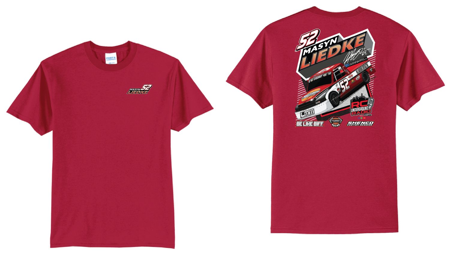 2026 Masyn Liedke TShirt | PC55 Red