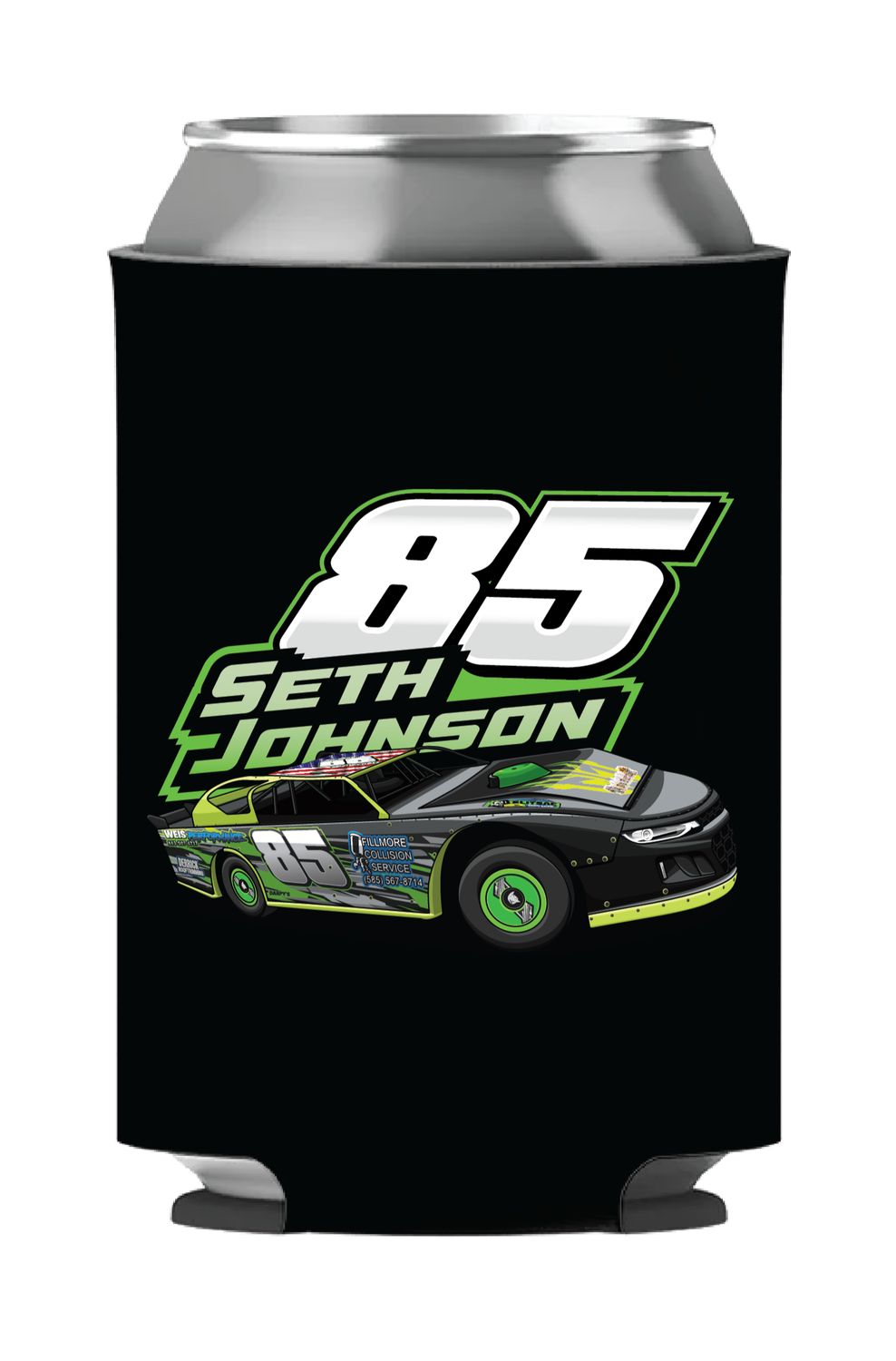 2026 Seth Johnson Koozie | Black