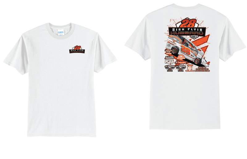 2026 Hubbard Racing TShirt | PC55 White