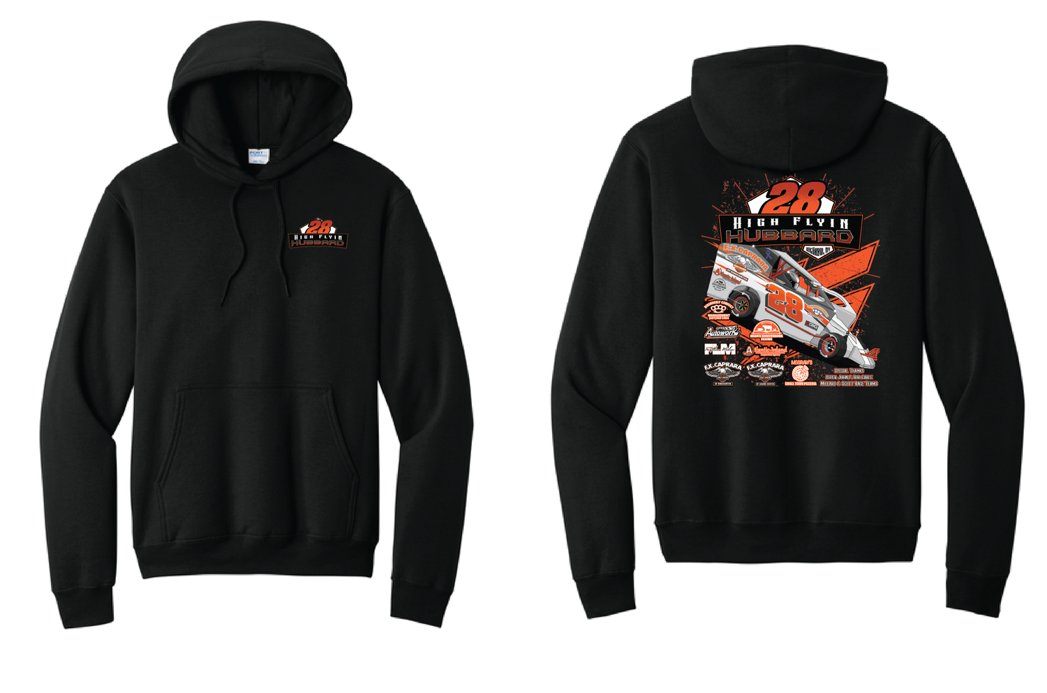 2026 Hubbard Racing Hoodie | PC78H Black