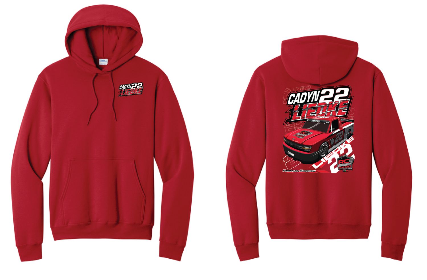 2026 Cadyn Liedke Hoodie | PC78H Red