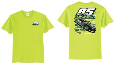 2026 Seth Johnson TShirt | PC55 Safety Green